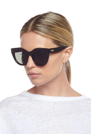 Nordstrom Air Heart 51mm sunglasses. Black sunglasses from Le Specs