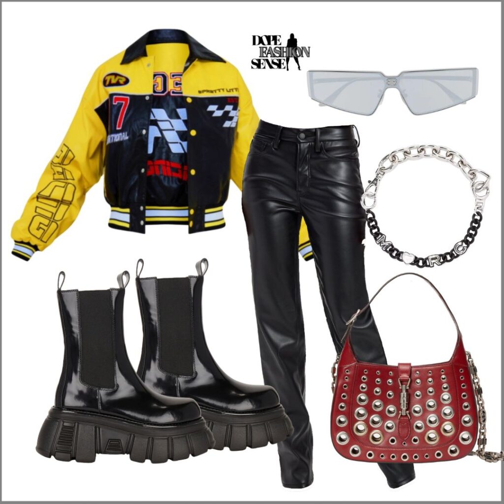 the latest fashion trends in 2023. Biker Wear outfit inspo