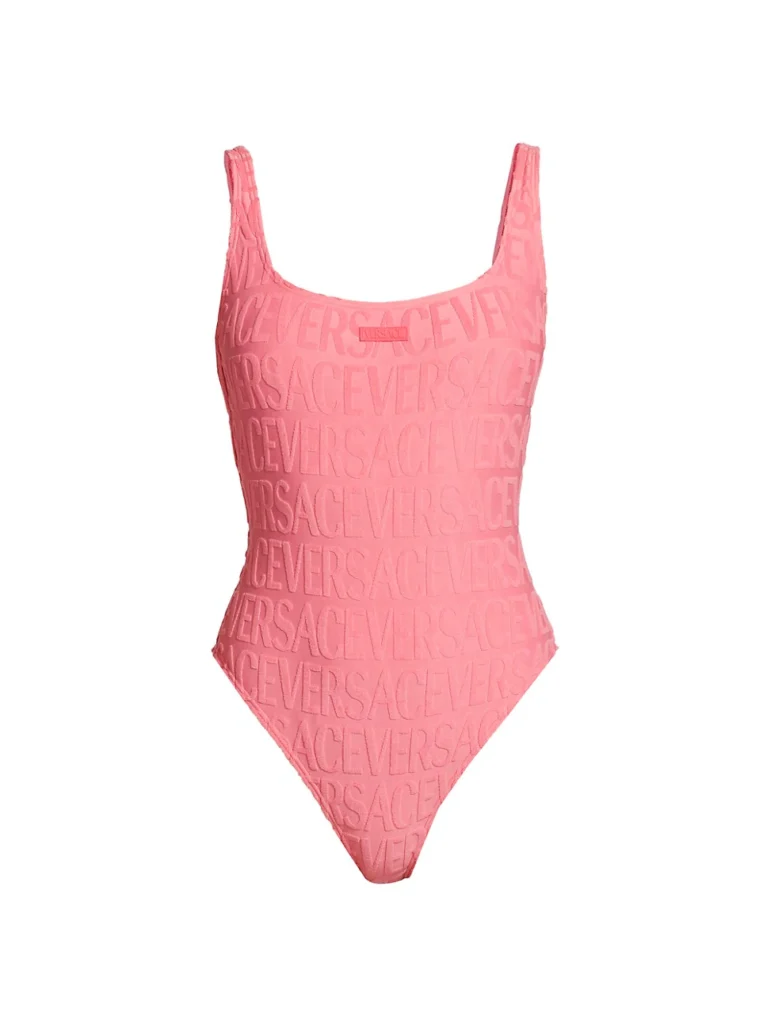 Versace
On Repeat Logo One-Piece Swimsuit