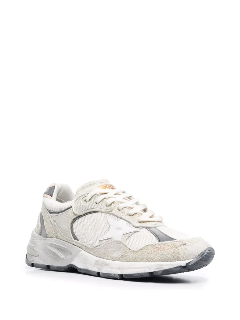 Golden Goose panelled leather sneakers