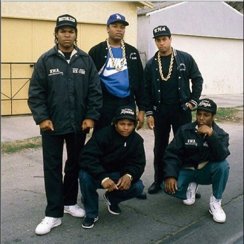 N.W.A fashion style in he 80s